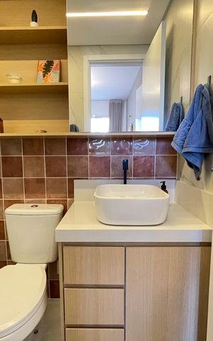 Apartamento à venda com 37m², 1 quarto e sem vaga Apartamento à venda com 37m², 1 quarto e sem vagaBanheiro