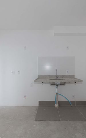Apartamento à venda com 25m², 1 quarto e sem vaga Apartamento à venda com 25m², 1 quarto e sem vagaSala - Cozinha Integrada