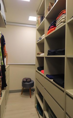 Apartamento à venda com 65m², 1 quarto e 1 vagaCloset da suíte