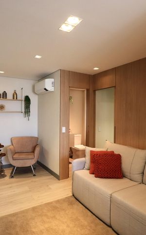 Apartamento à venda com 65m², 1 quarto e 1 vagaSala
