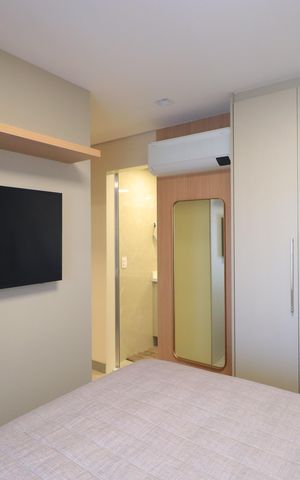 Apartamento à venda com 65m², 1 quarto e 1 vagaQuarto Suíte