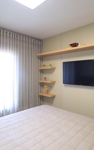 Apartamento à venda com 65m², 1 quarto e 1 vagaQuarto Suíte