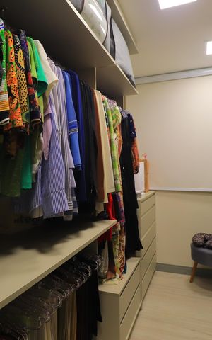 Apartamento à venda com 65m², 1 quarto e 1 vagaCloset da suíte
