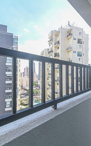 Apartamento à venda com 27m², 1 quarto e sem vaga Apartamento à venda com 27m², 1 quarto e sem vagaVaranda