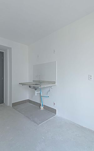 Apartamento à venda com 27m², 1 quarto e sem vaga Apartamento à venda com 27m², 1 quarto e sem vagaSala - Cozinha Integrada