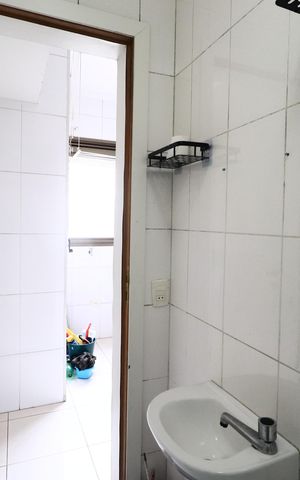 Apartamento para alugar com 156m², 4 quartos e 3 vagasBanheiro de serviço
