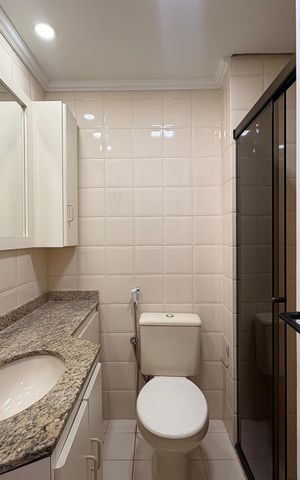Apartamento para alugar com 89m², 4 quartos e 2 vagas Apartamento para alugar com 89m², 4 quartos e 2 vagasBanheiro