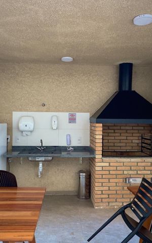 Apartamento para alugar com 45m², 2 quartos e 1 vaga Apartamento para alugar com 45m², 2 quartos e 1 vagaÁrea comum - Churrasqueira