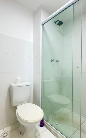 Apartamento para alugar com 45m², 2 quartos e 1 vaga Apartamento para alugar com 45m², 2 quartos e 1 vagaBanheiro