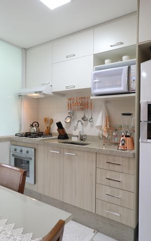 Apartamento à venda com 31m², 1 quarto e sem vagaCozinha e Área de serviço 