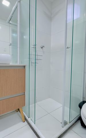 Apartamento para alugar com 64m², 2 quartos e 1 vaga Apartamento para alugar com 64m², 2 quartos e 1 vagaBanheiro 1