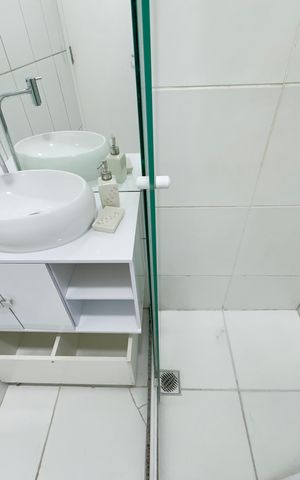 Apartamento para alugar com 64m², 2 quartos e 1 vaga Apartamento para alugar com 64m², 2 quartos e 1 vagaBanheiro 2