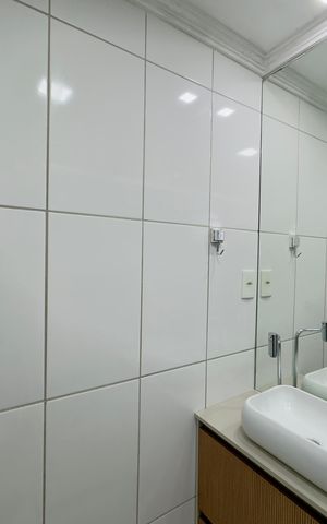Apartamento para alugar com 64m², 2 quartos e 1 vaga Apartamento para alugar com 64m², 2 quartos e 1 vagaBanheiro 1