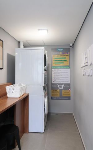Apartamento para alugar com 28m², 2 quartos e sem vagaLavanderia