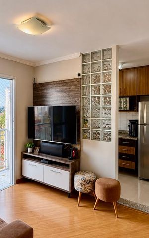 Apartamento para alugar com 49m², 2 quartos e 1 vaga Apartamento para alugar com 49m², 2 quartos e 1 vagaSala