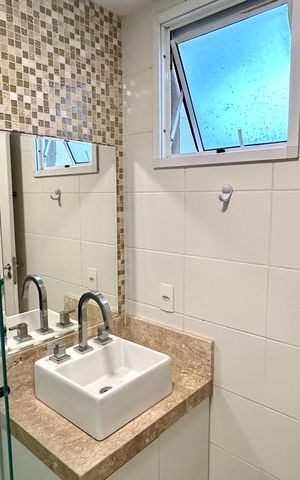Apartamento para alugar com 57m², 3 quartos e 1 vaga Apartamento para alugar com 57m², 3 quartos e 1 vagaBanheiro da Suíte