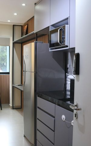 Studio para alugar com 25m², 1 quarto e sem vagaCozinha