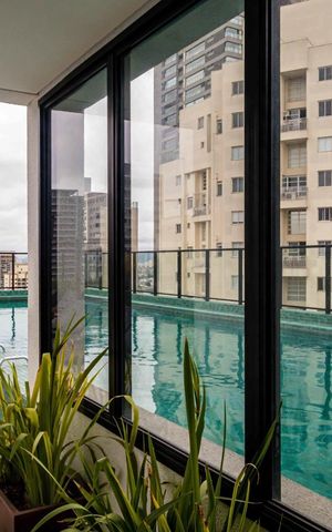 Studio para alugar com 25m², 1 quarto e sem vagaÁrea comum - Piscina