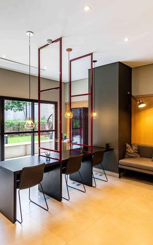 Studio para alugar com 25m², 1 quarto e sem vagaCoworking