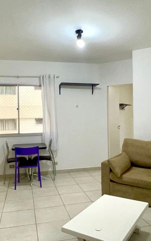 Apartamento para alugar com 35m², 1 quarto e 1 vaga Apartamento para alugar com 35m², 1 quarto e 1 vagaSala