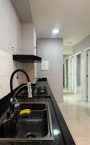 Apartamento para alugar com 43m², 2 quartos e 1 vaga Apartamento para alugar com 43m², 2 quartos e 1 vagaSala e cozinha