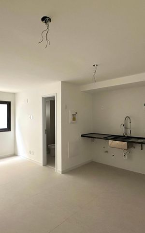 Studio à venda com 29m², 1 quarto e sem vaga