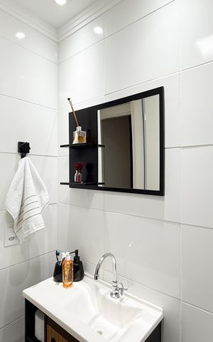 Apartamento para alugar com 44m², 2 quartos e sem vaga Apartamento para alugar com 44m², 2 quartos e sem vagaBanheiro