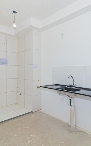Apartamento para alugar com 34m², 1 quarto e sem vaga Apartamento para alugar com 34m², 1 quarto e sem vagaCozinha e Área de Serviço