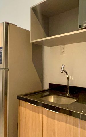 Studio para alugar com 20m², 1 quarto e sem vaga Studio para alugar com 20m², 1 quarto e sem vagaCozinha