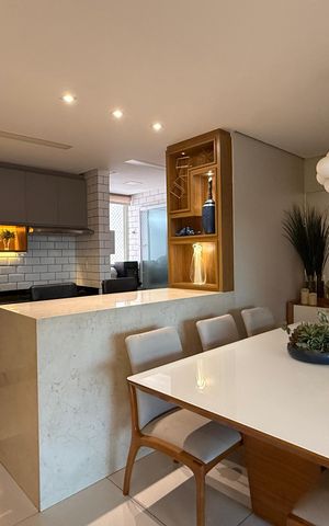 Apartamento à venda com 93m², 3 quartos e 2 vagasCozinha