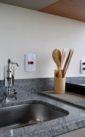 Studio para alugar com 29m², 1 quarto e sem vagaEstúdio - cozinha