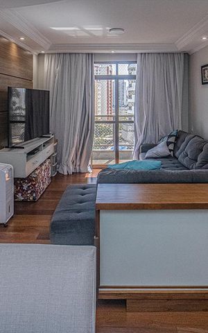 Apartamento à venda com 104m², 3 quartos e 2 vagas Apartamento à venda com 104m², 3 quartos e 2 vagassala_3