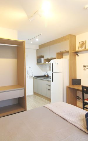 Studio à venda com 20m², 1 quarto e sem vagaQuarto