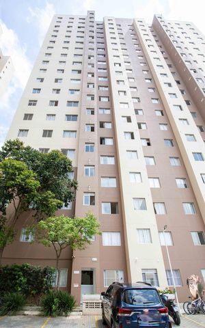 Apartamento à venda com 48m², 2 quartos e 1 vagaFachada do bloco