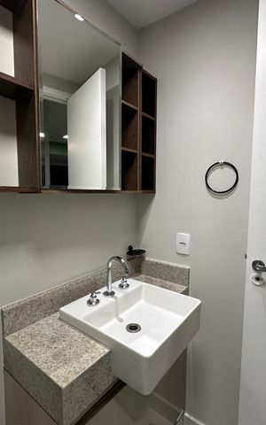 Apartamento para alugar com 69m², 2 quartos e 1 vaga Apartamento para alugar com 69m², 2 quartos e 1 vagaBanheiro Social