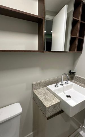Apartamento para alugar com 69m², 2 quartos e 1 vaga Apartamento para alugar com 69m², 2 quartos e 1 vagaBanheiro Social