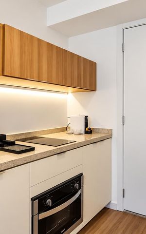 Studio para alugar com 28m², 1 quarto e sem vaga Studio para alugar com 28m², 1 quarto e sem vagaCozinha