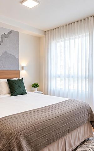 Studio para alugar com 28m², 1 quarto e sem vaga Studio para alugar com 28m², 1 quarto e sem vagaSala/Quarto
