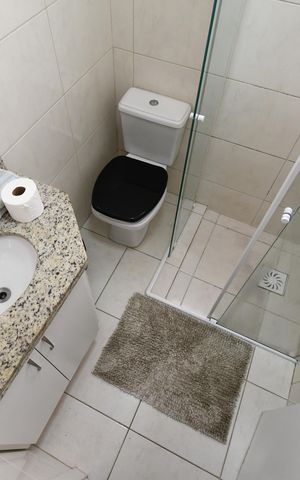 Studio para alugar com 56m², 1 quarto e sem vagaBanheiro do Studio