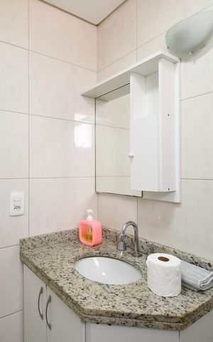 Studio para alugar com 56m², 1 quarto e sem vagaBanheiro do Studio