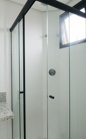 Apartamento para alugar com 26m², 1 quarto e sem vaga Apartamento para alugar com 26m², 1 quarto e sem vagaBanheiro da Suíte