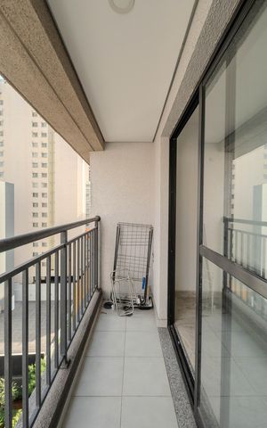 Studio para alugar com 24m², 1 quarto e sem vagaSacada