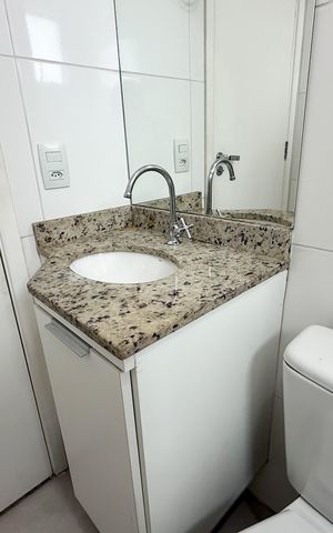 Apartamento para alugar com 46m², 2 quartos e 1 vaga Apartamento para alugar com 46m², 2 quartos e 1 vagaBanheiro