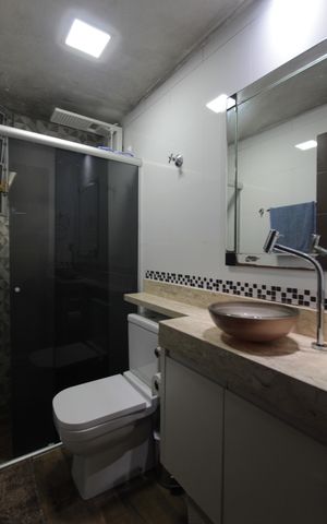 Apartamento à venda com 64m², 2 quartos e 1 vagaBanheiro