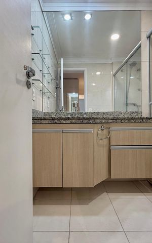 Apartamento para alugar com 126m², 3 quartos e 3 vagas Apartamento para alugar com 126m², 3 quartos e 3 vagasBanheiro Suíte 1