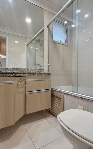 Apartamento para alugar com 126m², 3 quartos e 3 vagas Apartamento para alugar com 126m², 3 quartos e 3 vagasBanheiro Suíte 1