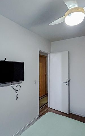 Apartamento à venda com 61m², 3 quartos e 1 vagaQuarto 2