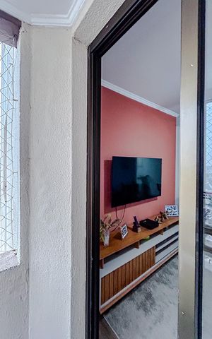Apartamento à venda com 61m², 3 quartos e 1 vagaVaranda