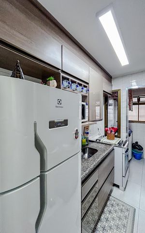Apartamento à venda com 61m², 3 quartos e 1 vagaCozinha