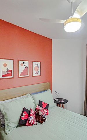 Apartamento à venda com 61m², 3 quartos e 1 vagaQuarto 2